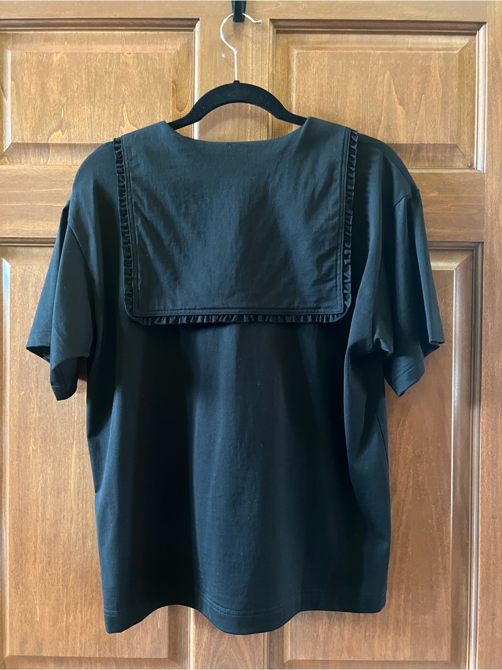 Comme des Garcons Top Short Sleeves Black Size L - Picture 3 of 15